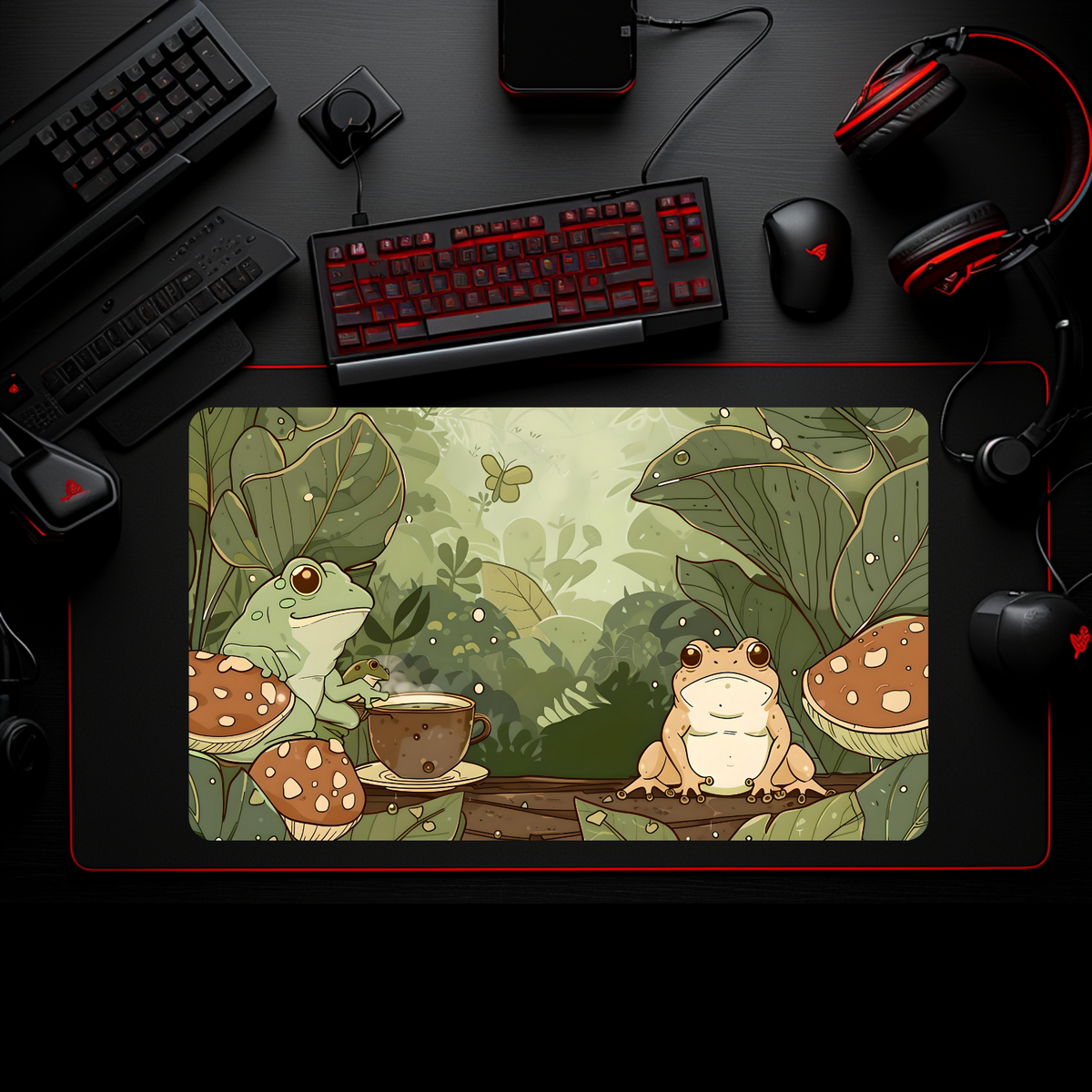 Battle Bear Playmats x Frogs