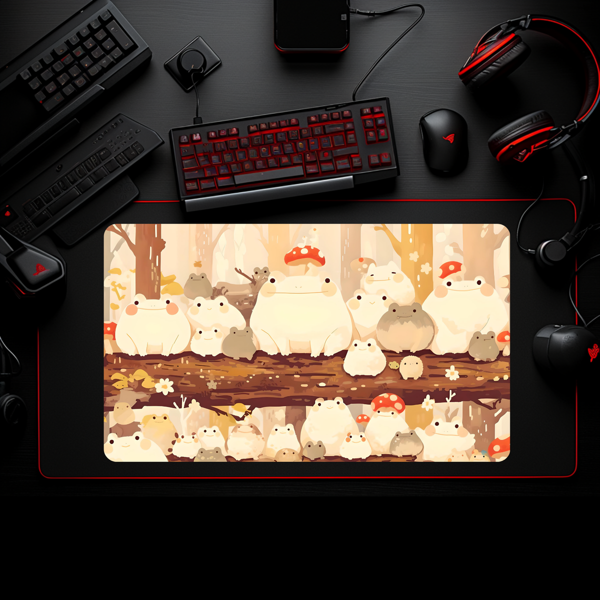 Battle Bear Playmats x Fungi