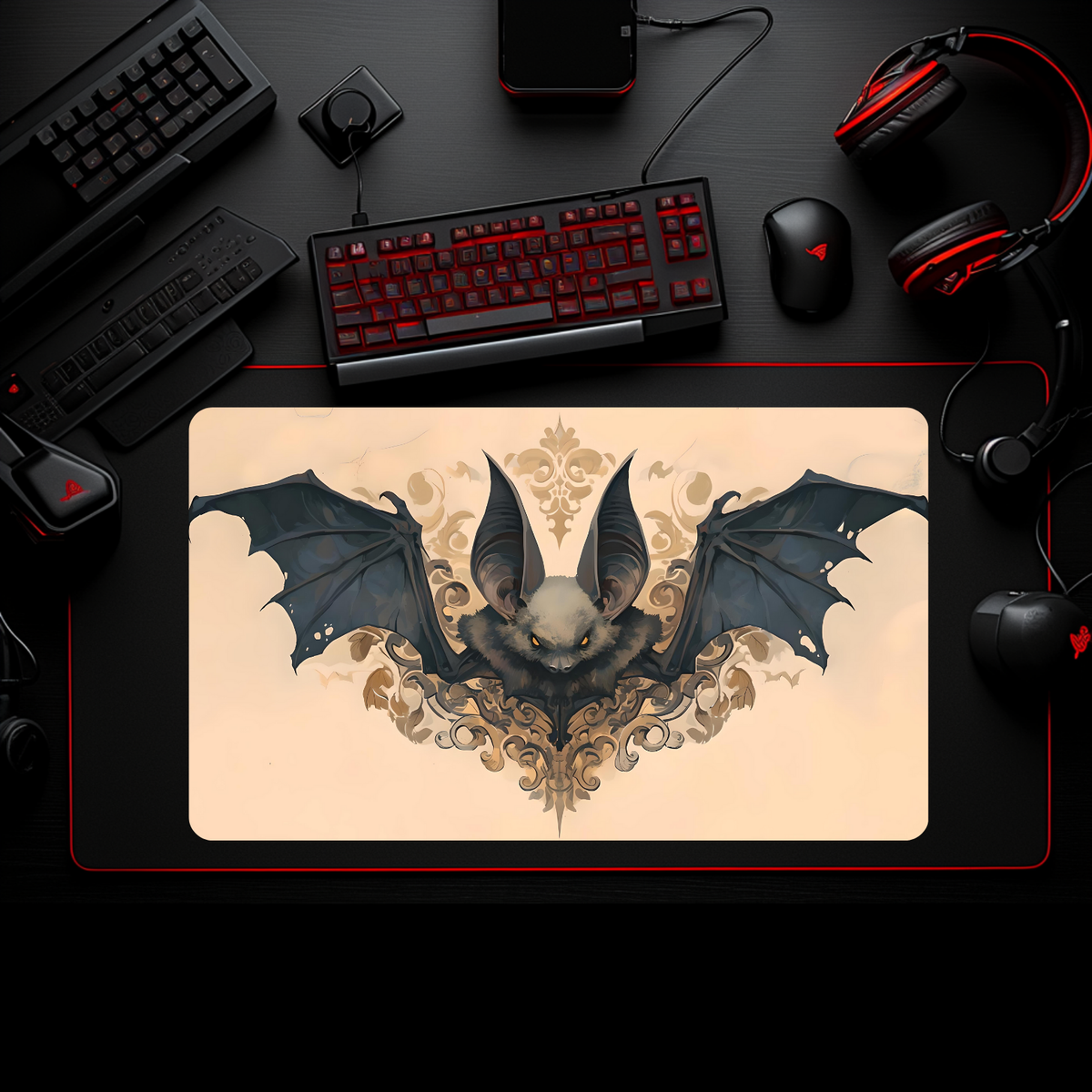 Battle Bear Playmats x Bat Filigree