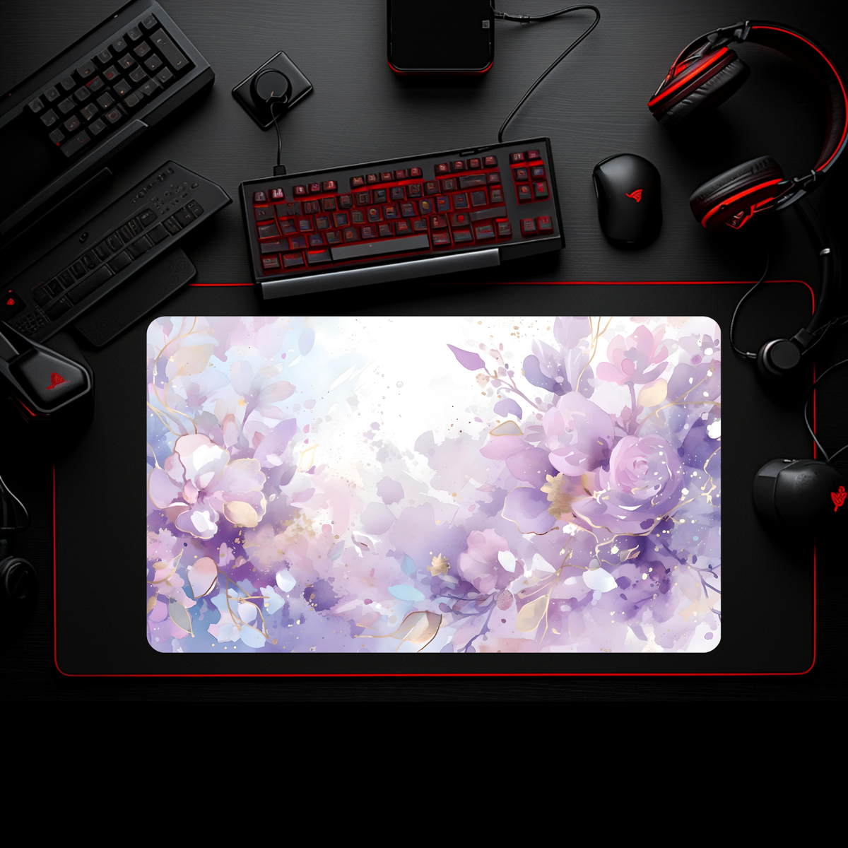 Battle Bear Playmats x Pastel Floral