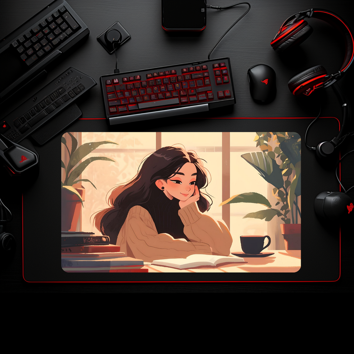 Battle Bear Playmats x Cafe