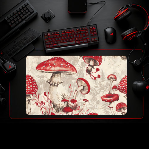 Battle Bear Playmats x Mushroom