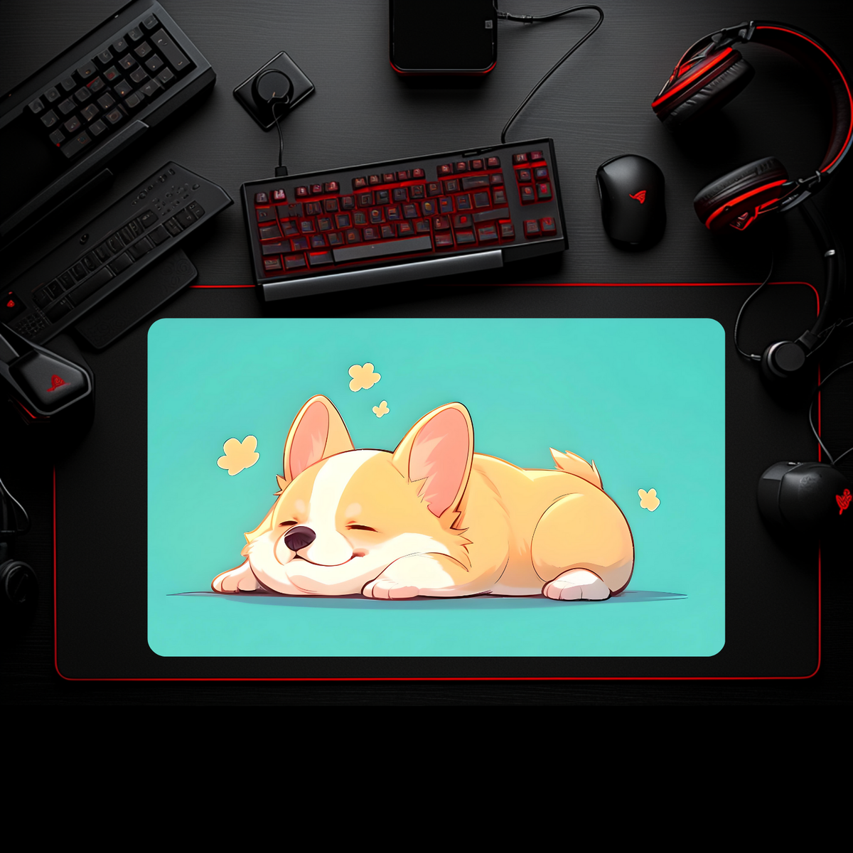 Battle Bear Playmats x Corgi
