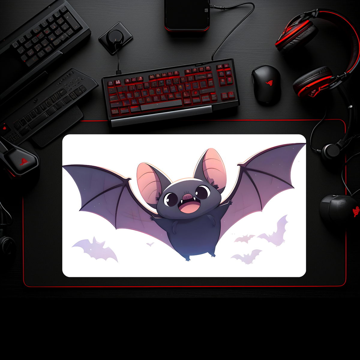 Battle Bear Playmats x Gone Batty