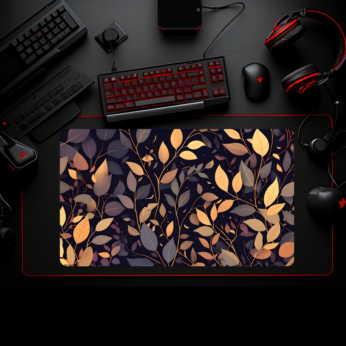 Battle Bear Playmats x Fall Foliage