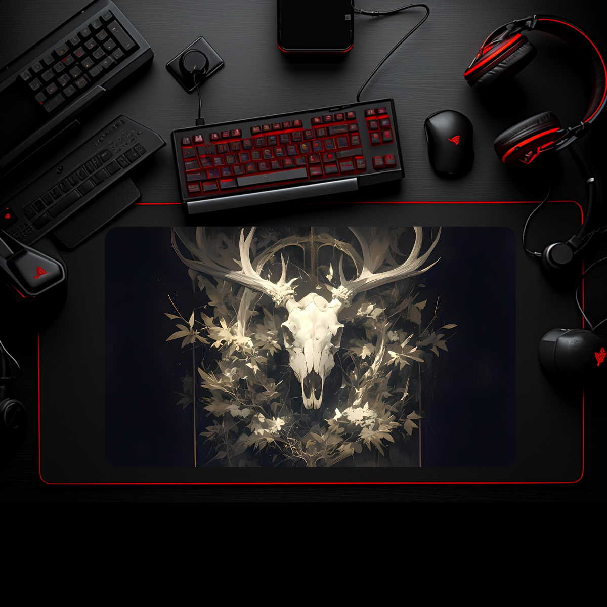 Battle Bear Playmats x Deer Skull