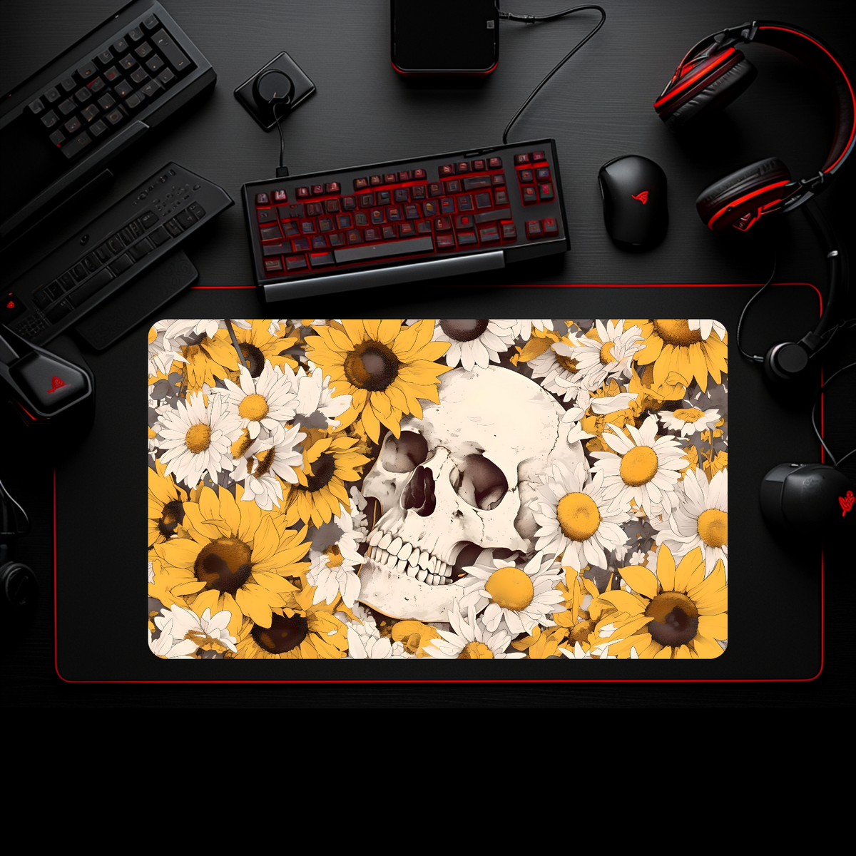 Battle Bear Playmats x Sunflowers